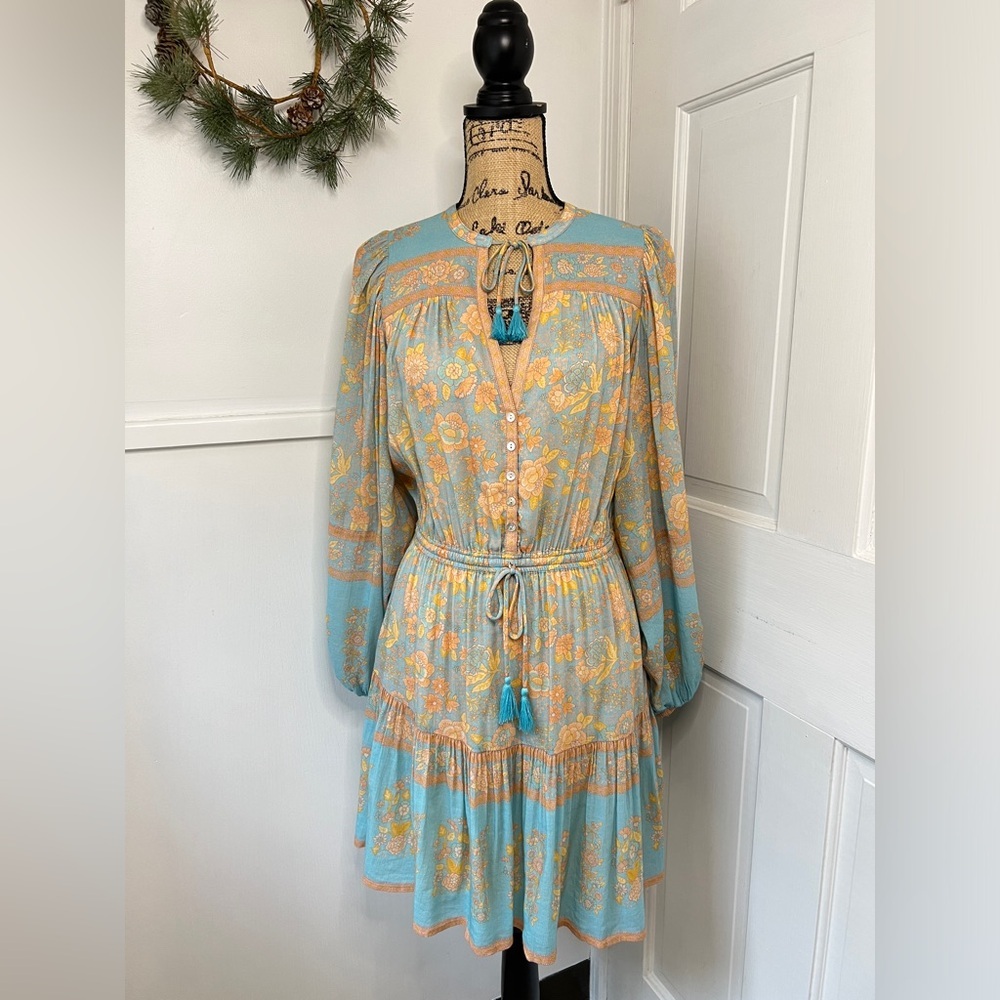 Spell & The Gypsy Juniper Dress in Eggshell Blue